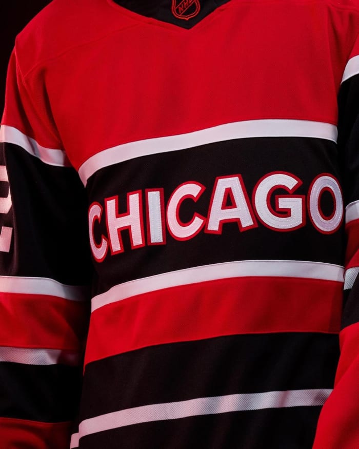 Chicago Blackhawks Fanatics Home Premium Custom Jersey - Red photo review